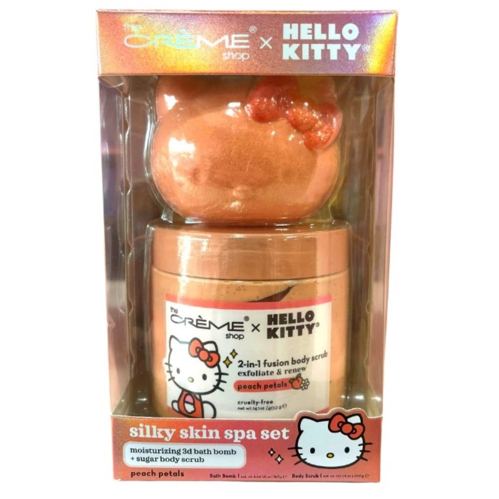 THE CREME SHOP : Skin Spa Set Bath Bomb + Sugar Body Scrub, 3 PCS